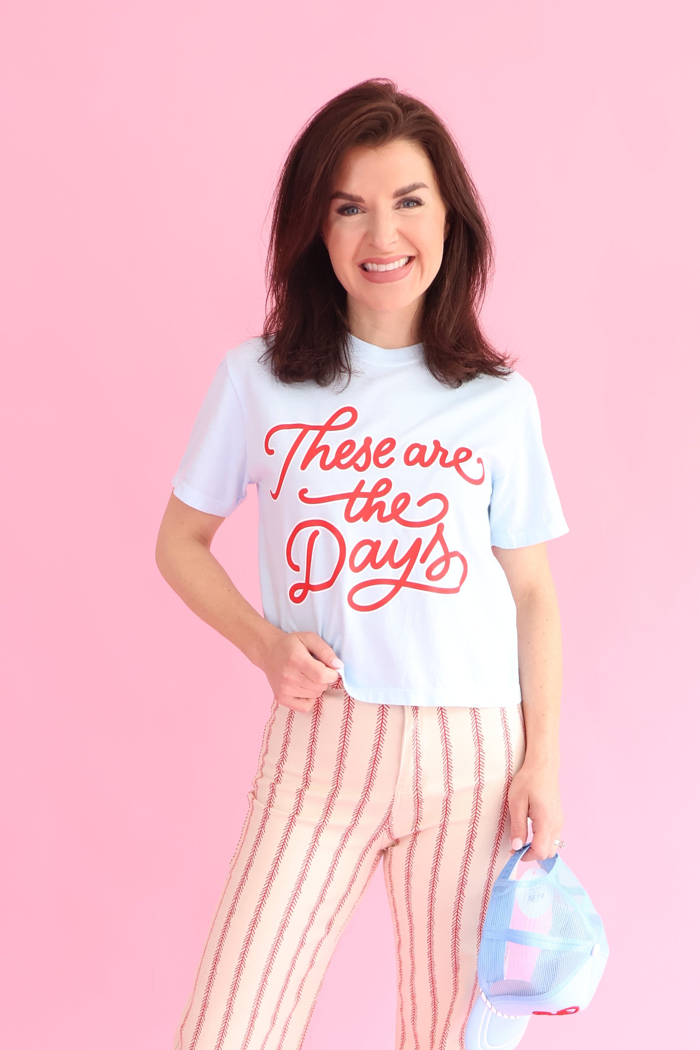 These Are The Days Crop Tee