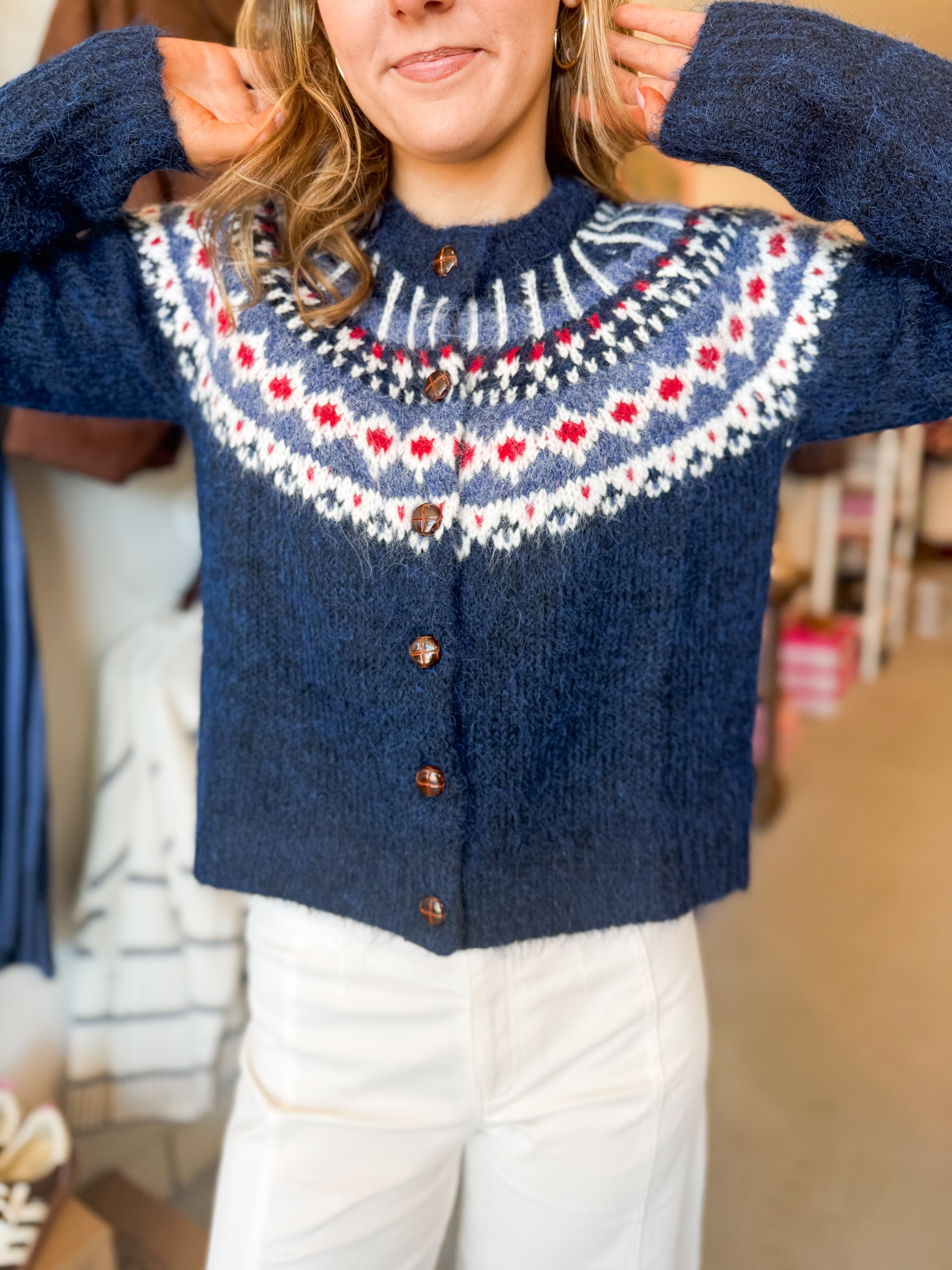Heritage Fair Isle Cardigan