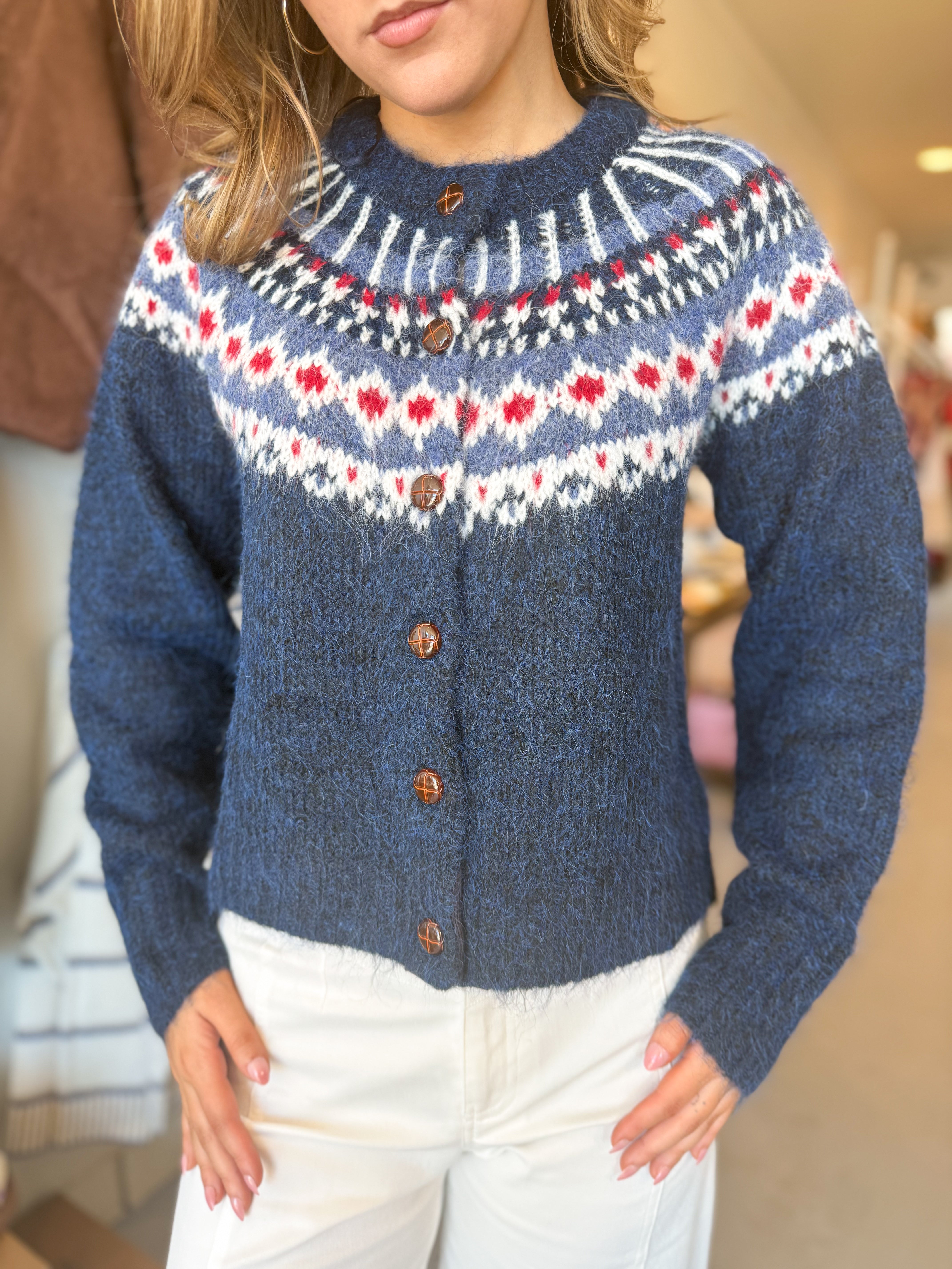Heritage Fair Isle Cardigan