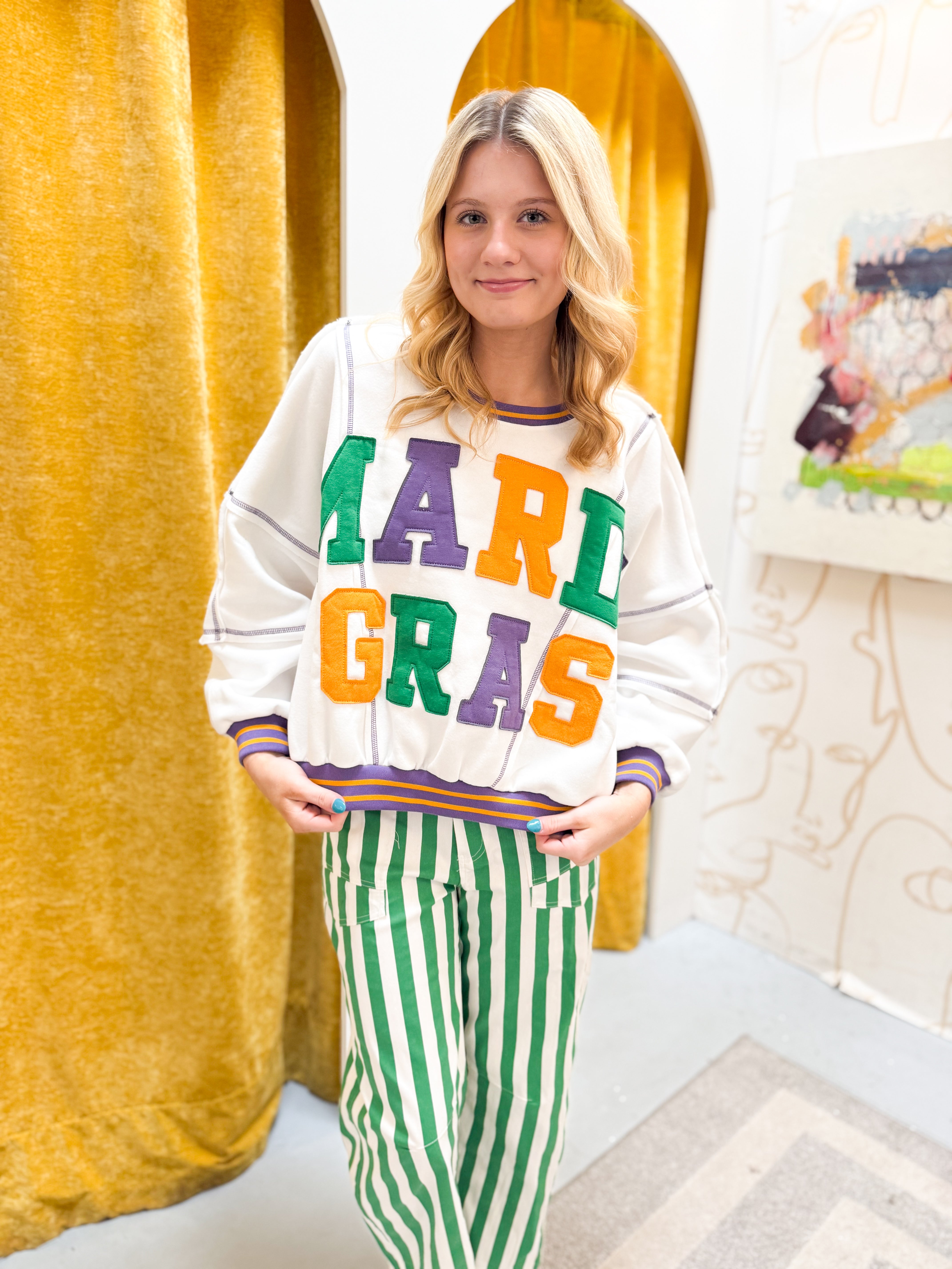 Mardi Gras Sweatshirt