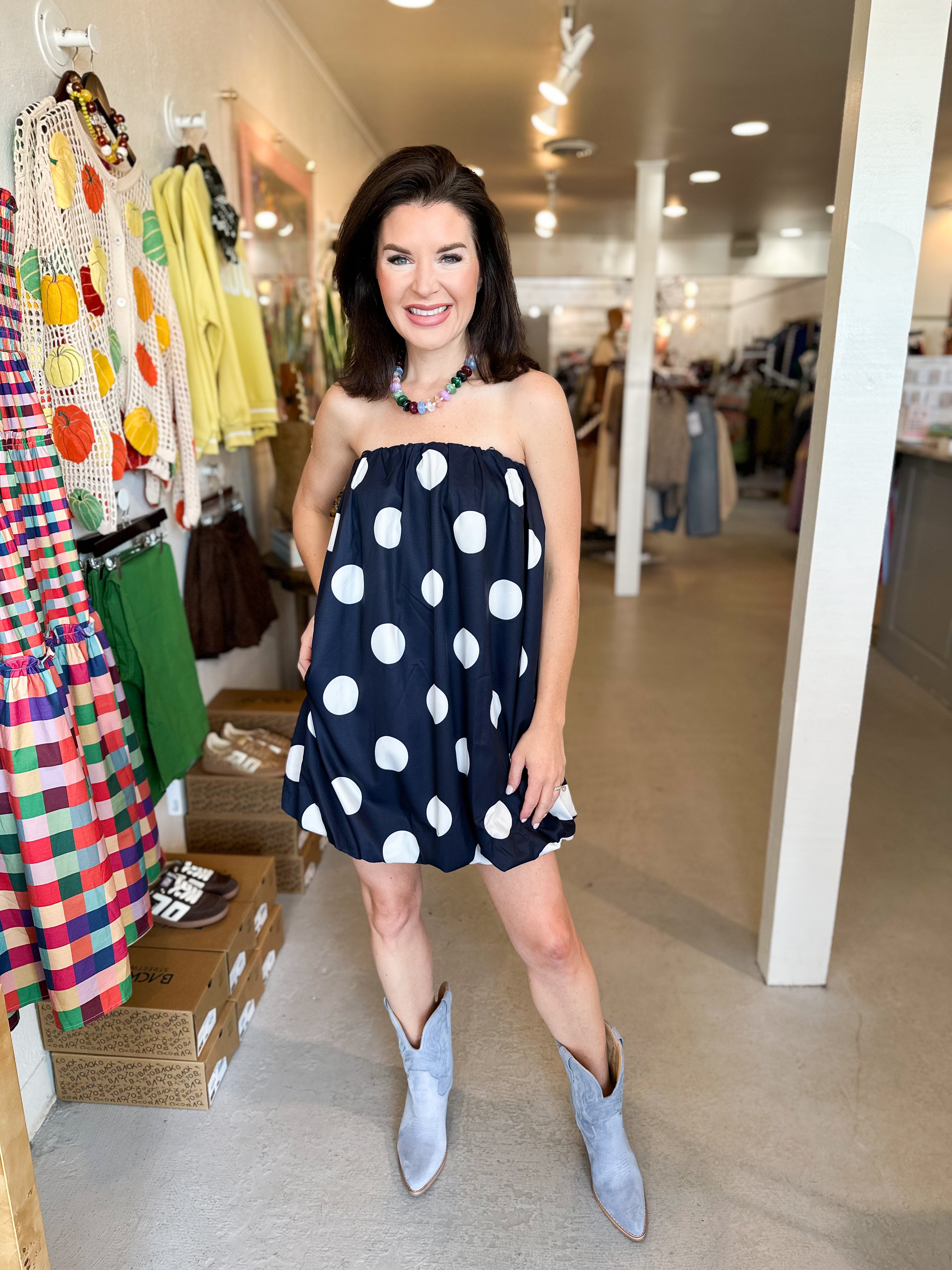 Polka Dot Bubble Dress