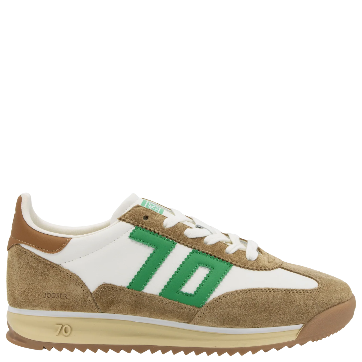 Back 70 Jogger Camel Green Sneaker
